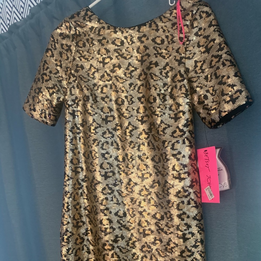 Betsy Johnson never worn sequence formal dress